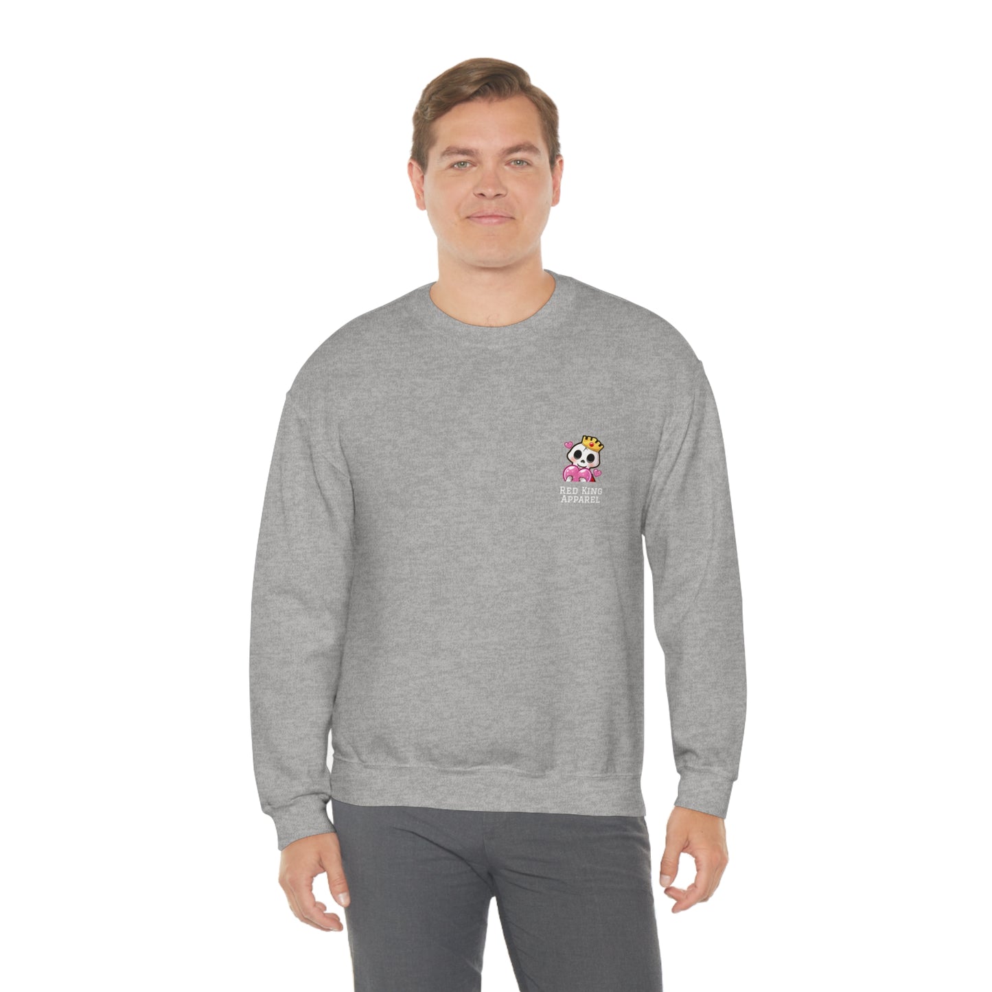 Love Heart - Red King Apparel - Crewneck Sweatshirt - NA