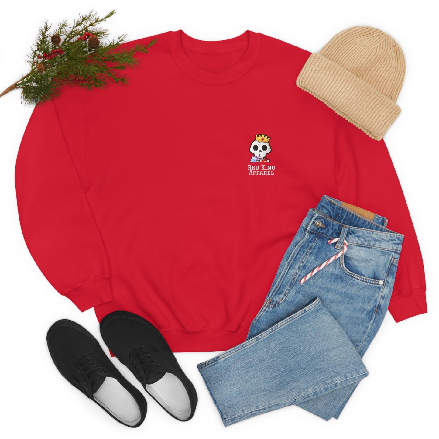 Sippy Cup - Red King Apparel - Crewneck Sweatshirt - NA