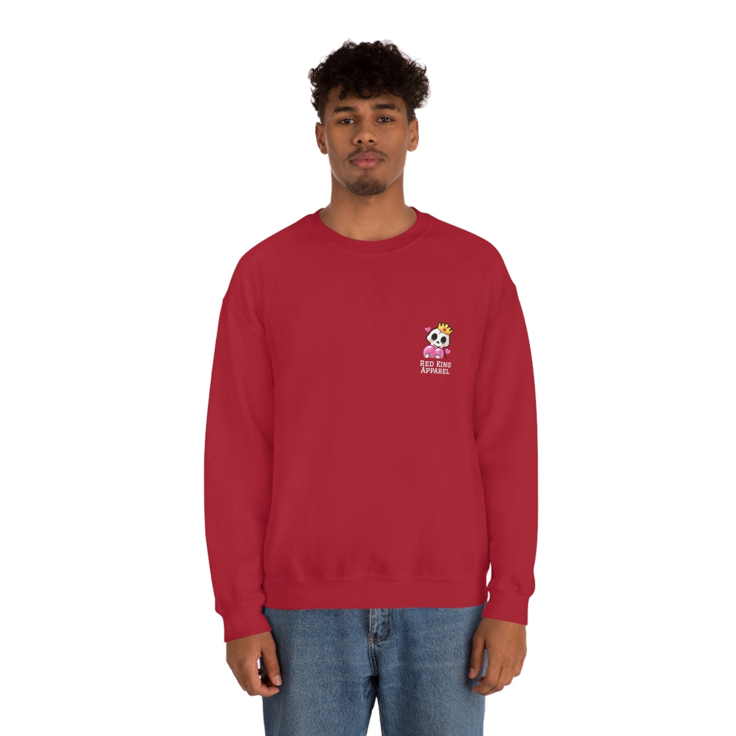 Love Heart - Red King Apparel - Crewneck Sweatshirt - UK