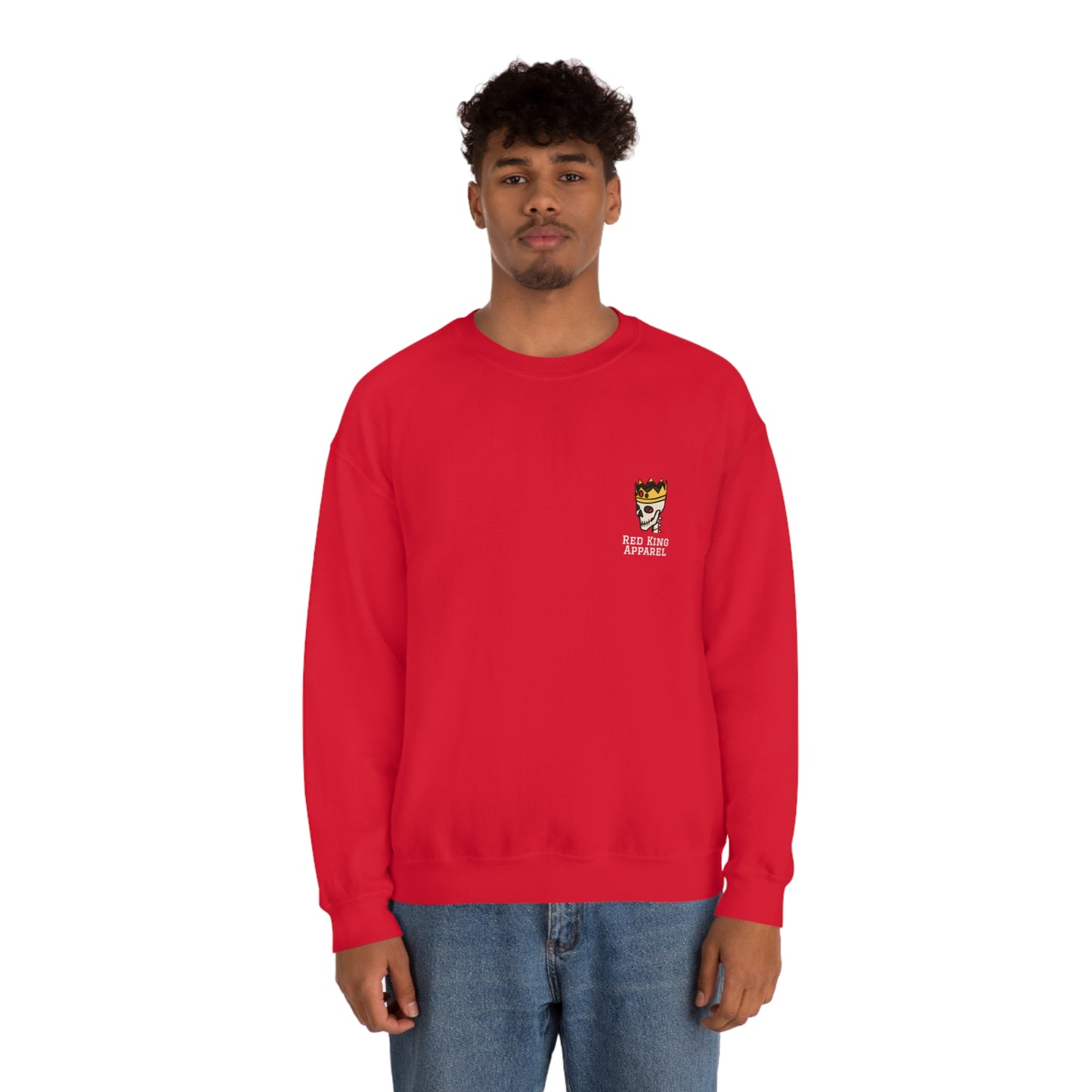 Red King 'Head' - Red King Apparel - Crewneck Sweatshirt - NA