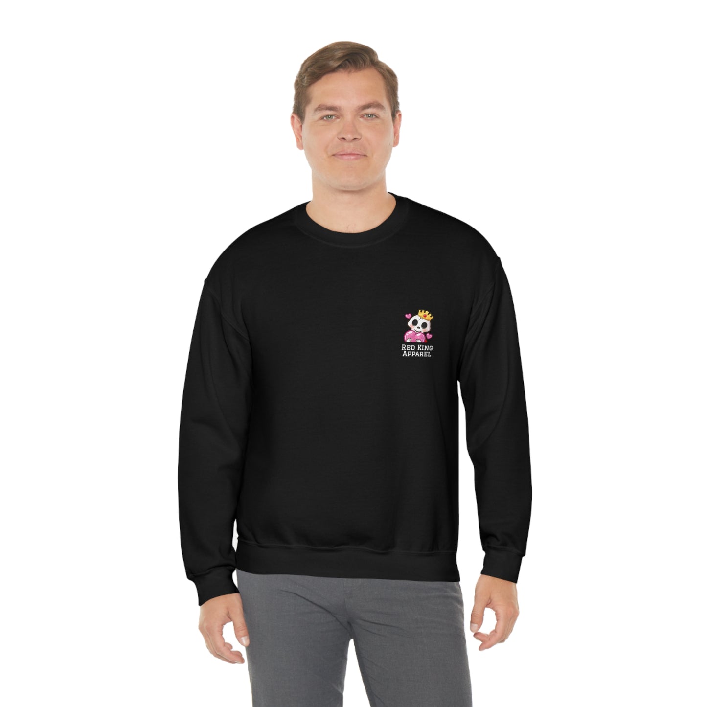 Love Heart - Red King Apparel - Crewneck Sweatshirt - UK