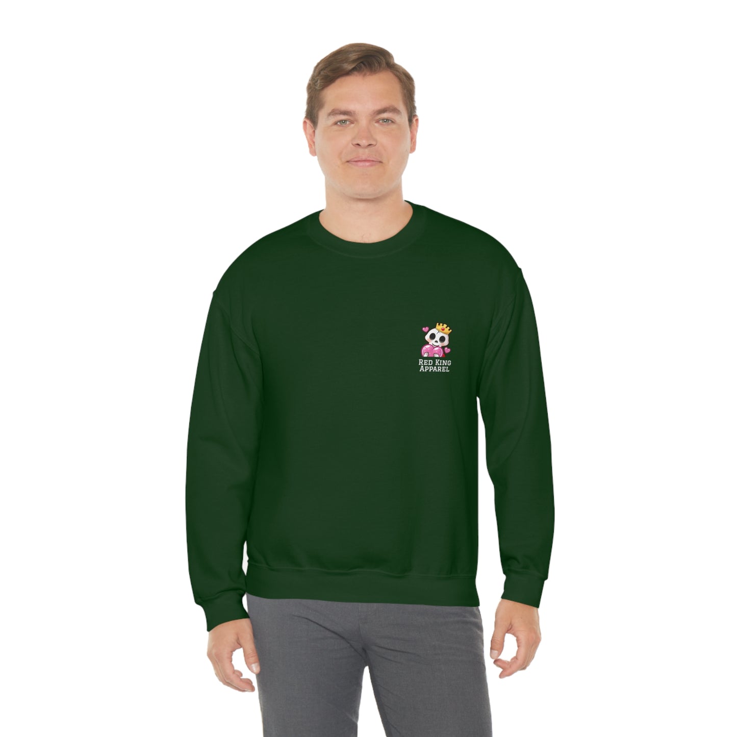 Love Heart - Red King Apparel - Crewneck Sweatshirt - UK