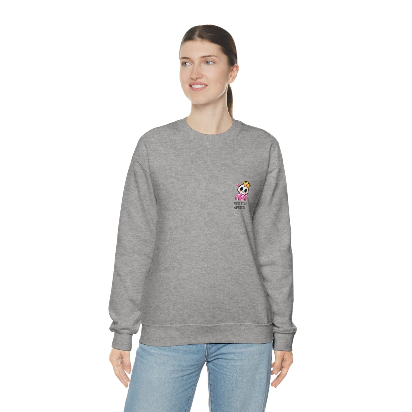 Love Heart - Red King Apparel - Crewneck Sweatshirt - UK