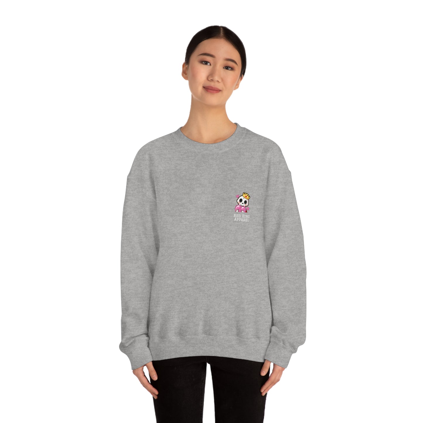 Love Heart - Red King Apparel - Crewneck Sweatshirt - NA