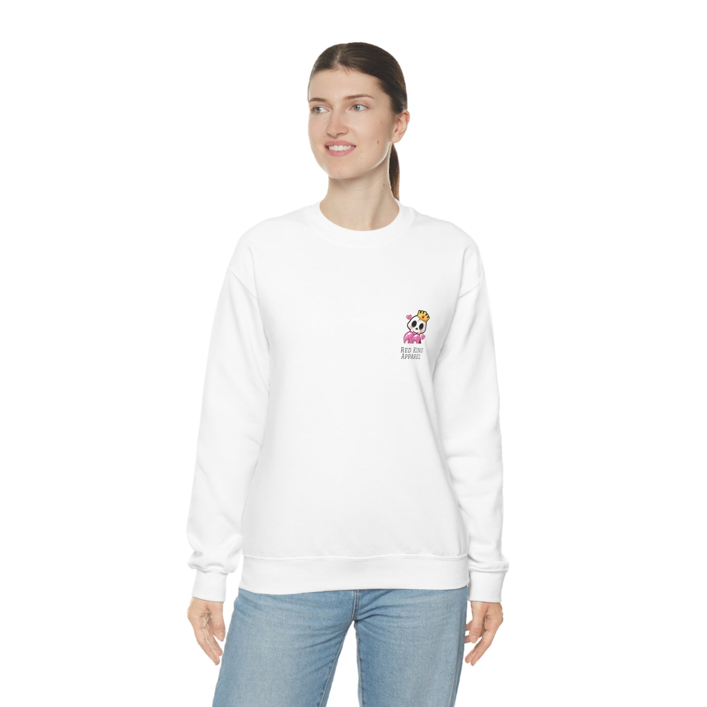 Love Heart - Red King Apparel - Crewneck Sweatshirt - NA