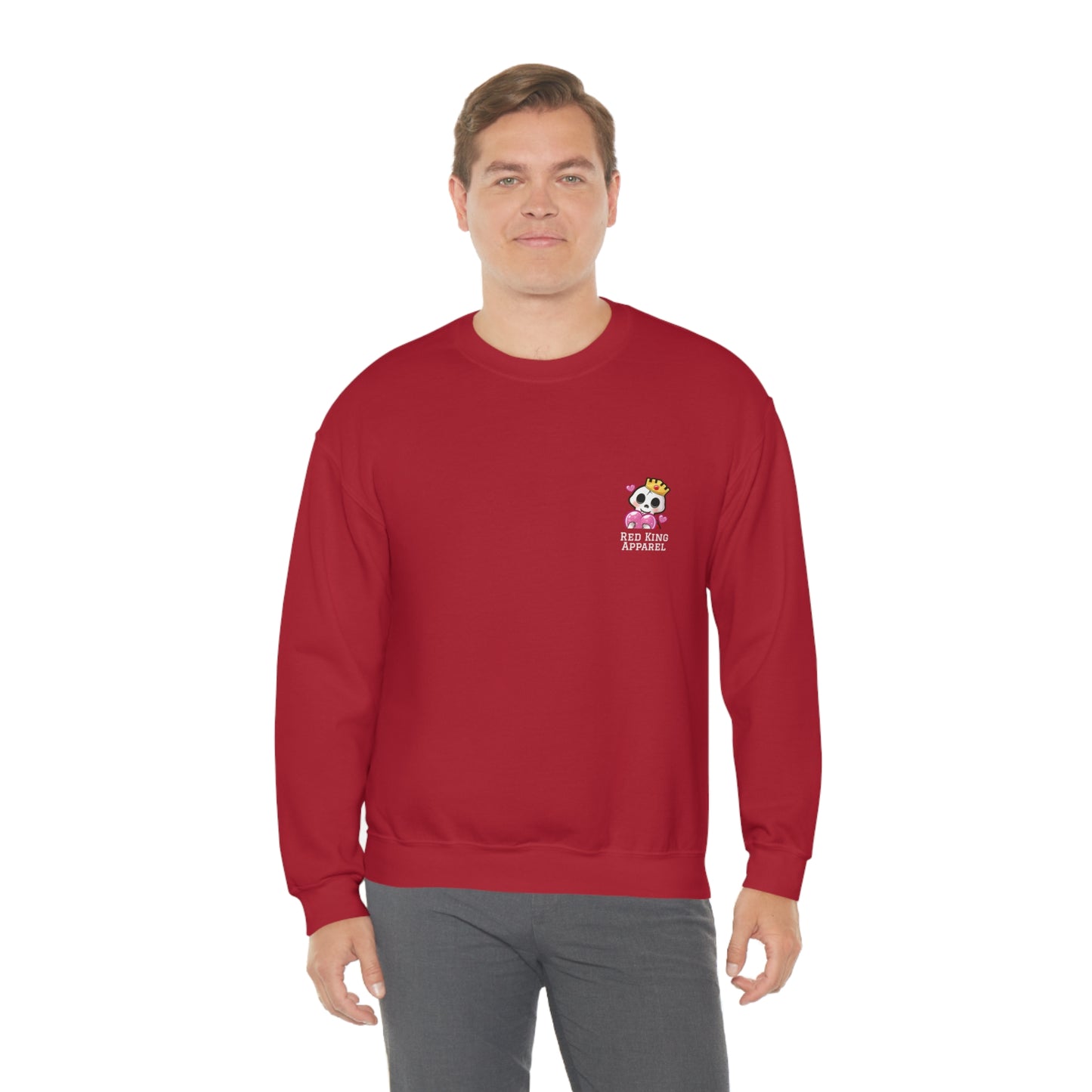 Love Heart - Red King Apparel - Crewneck Sweatshirt - UK