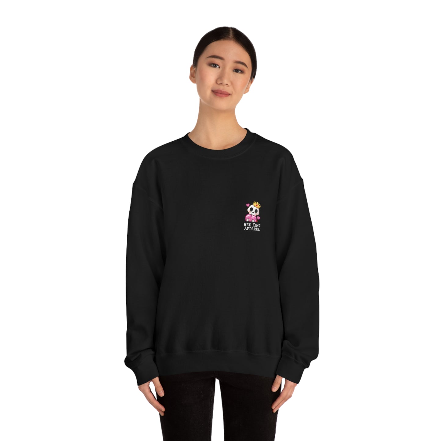 Love Heart - Red King Apparel - Crewneck Sweatshirt - UK