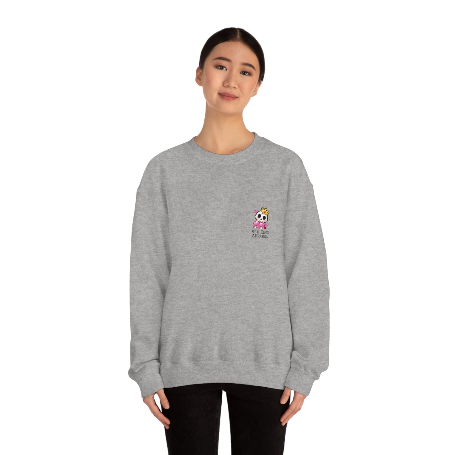 Love Heart - Red King Apparel - Crewneck Sweatshirt - UK